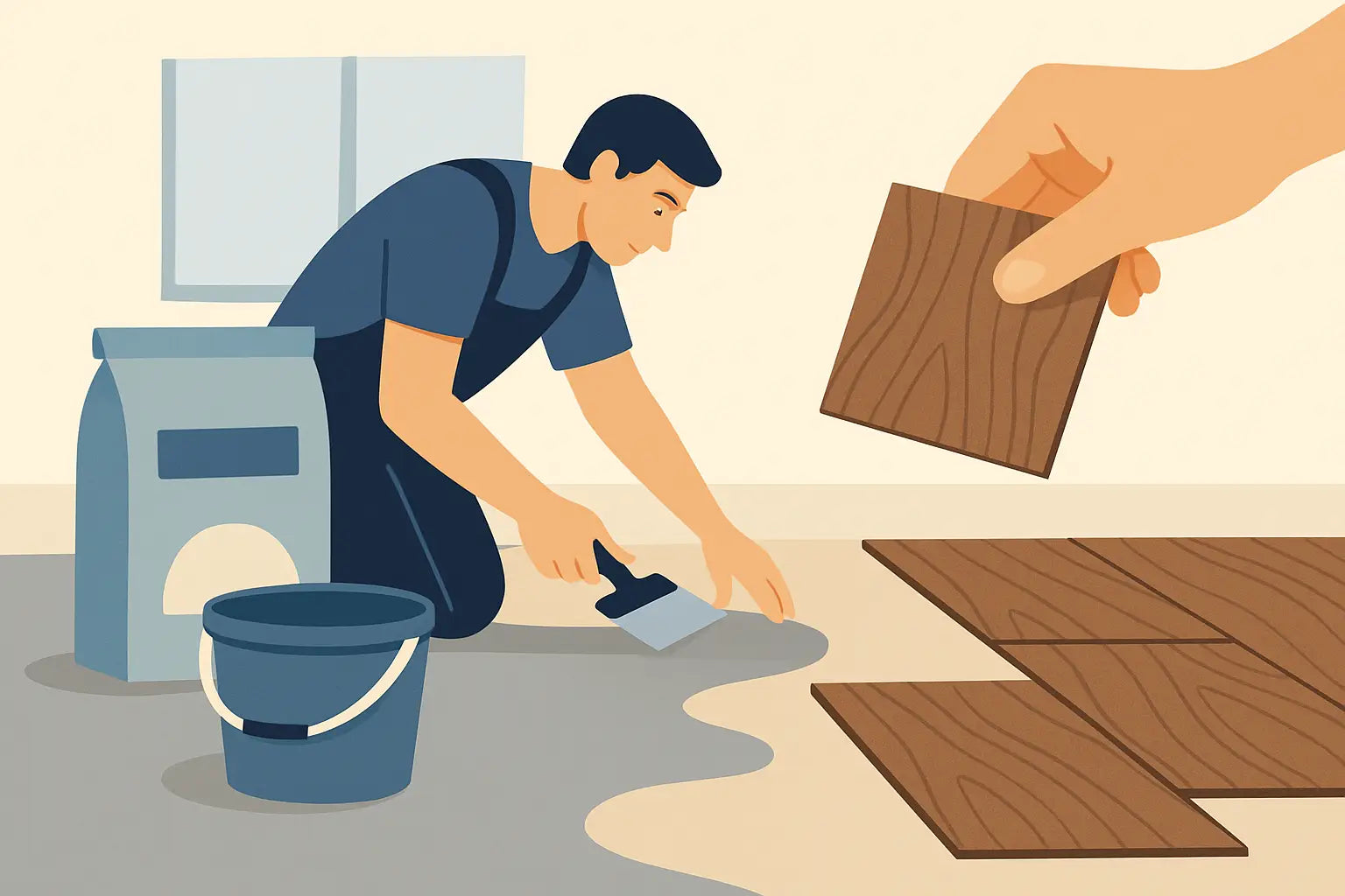 Spachtelmasse für Vinylboden richtig wählen