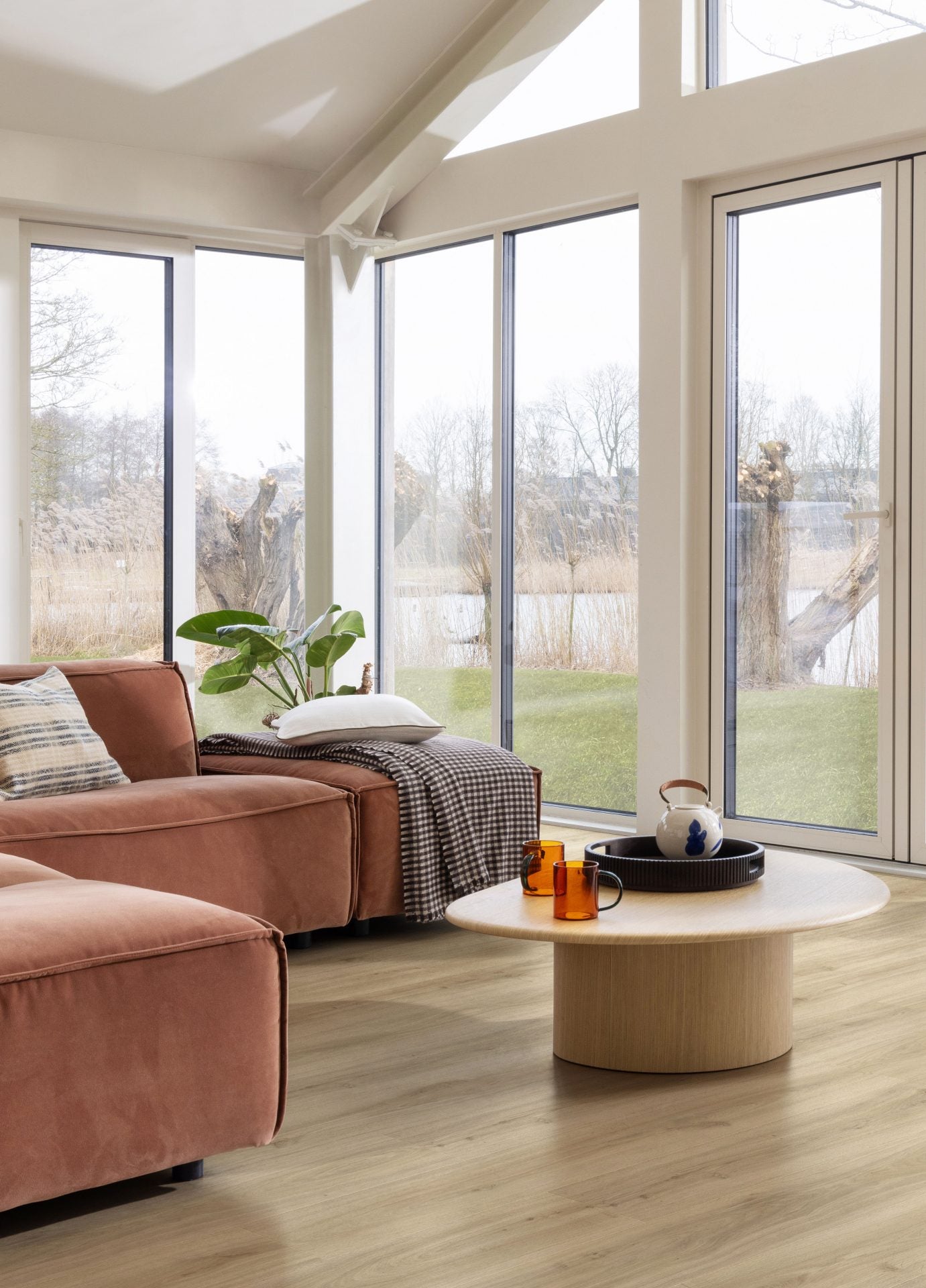 Moduleo LayRed 55 Classic Oak Vinylboden mit Trittschalldämmung, Klick-Vinyl, sichtbare Holzmaserung in hellem Eichen-Ton