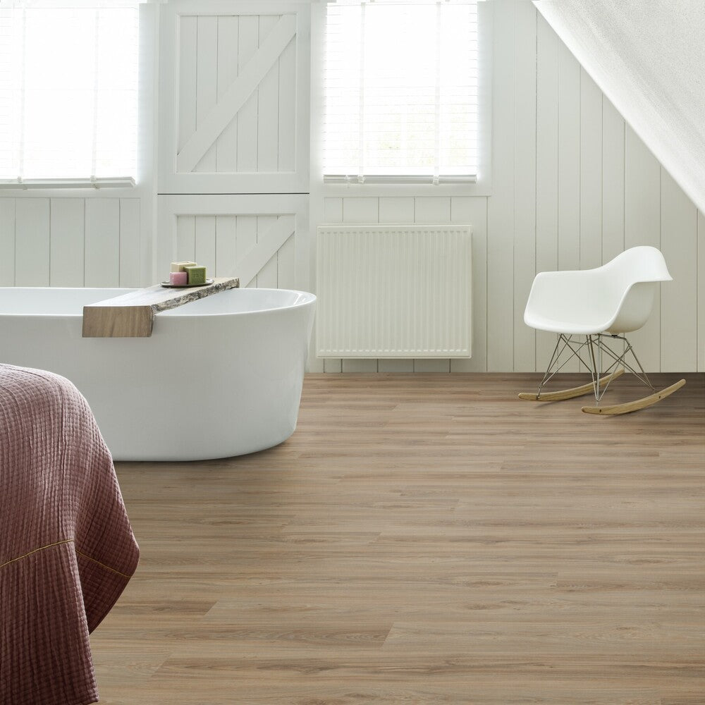 Moduléo Roots 55 Blackjack Oak Vinylboden mit Holzmaserung, Klebevinyl, braune Eichen-Optik, langlebiges Bodenbelag-Design
