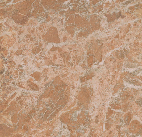 Vinylboden Forbo Allura Dryback 0,55 Peach Marble, Fliesenoptik mit Marmormuster, strapazierfähiger Klebevinyl für Räume