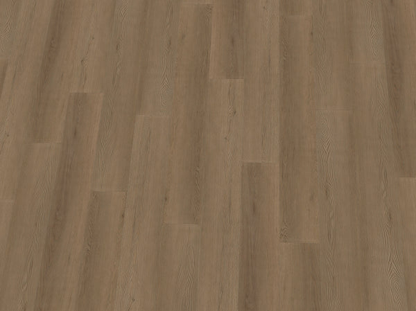 Helles Vinylboden in Holzoptik von IPC Terra Design Tallinn, Klebevinyl, mit dunklen und hellen Holzmaserungen.