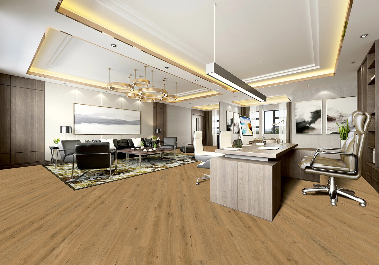 Vinylboden IPC Terra Design Riga Klebevinyl mit Holzoptik, langlebiges Bodenbelag, detailreiche Holzmaserung, hochwertige Produktabbildung