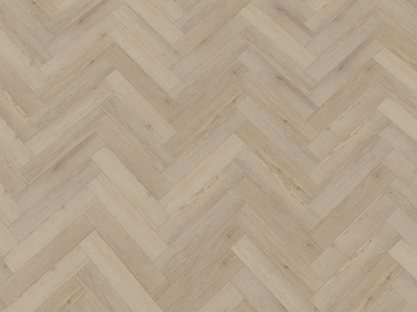 Vinylboden IPC Opal XS Fischgrät Eiche Deventer, Klebevinyl, helles Holzdesign, geölte Oberfläche, detailreiche Holzmaserung