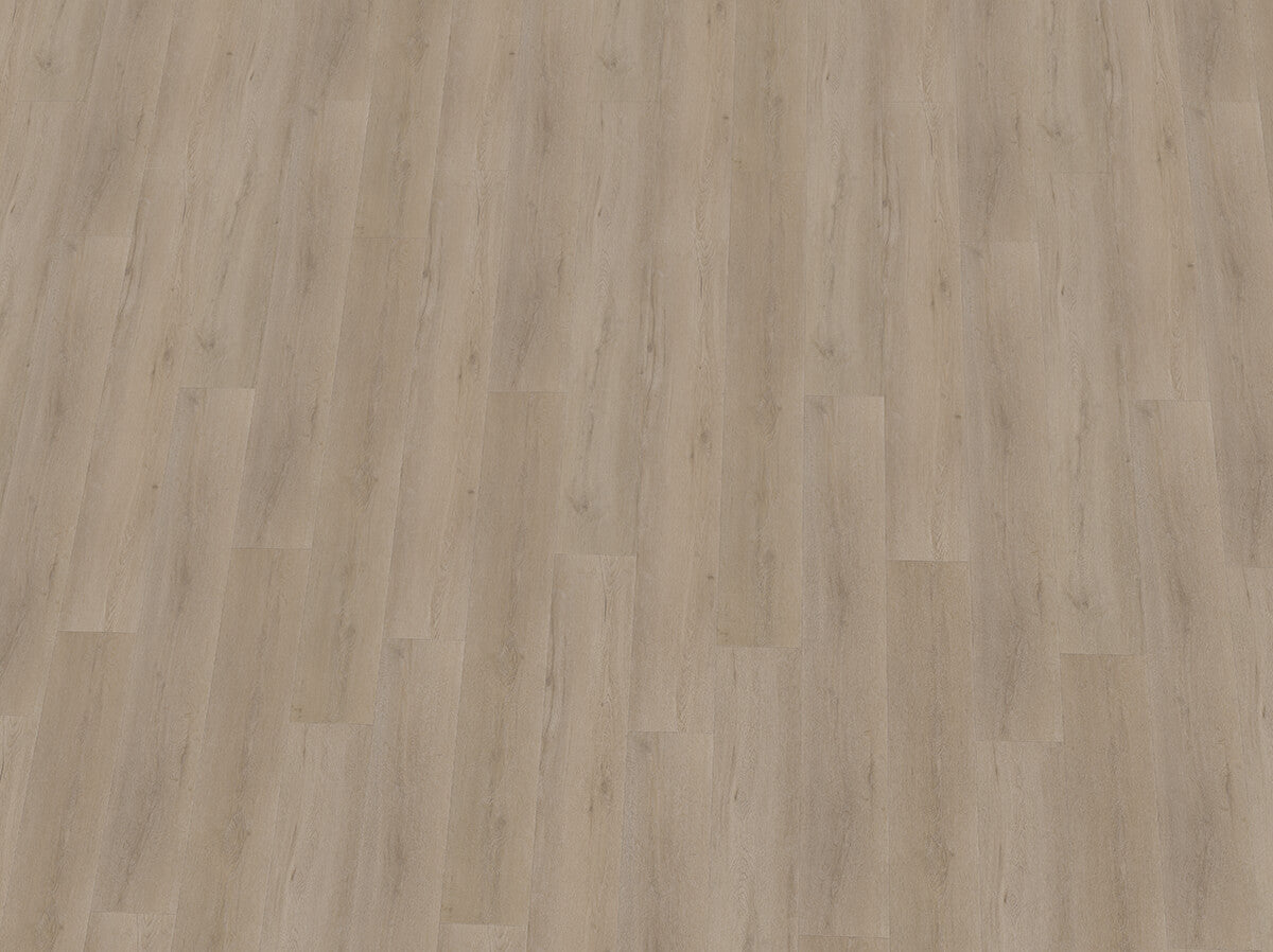 PVC Vinylboden IPC Opal XL Eiche Amsterdam in hellbrauner Holzoptik, Klebevinyl mit strukturierter Oberfläche.