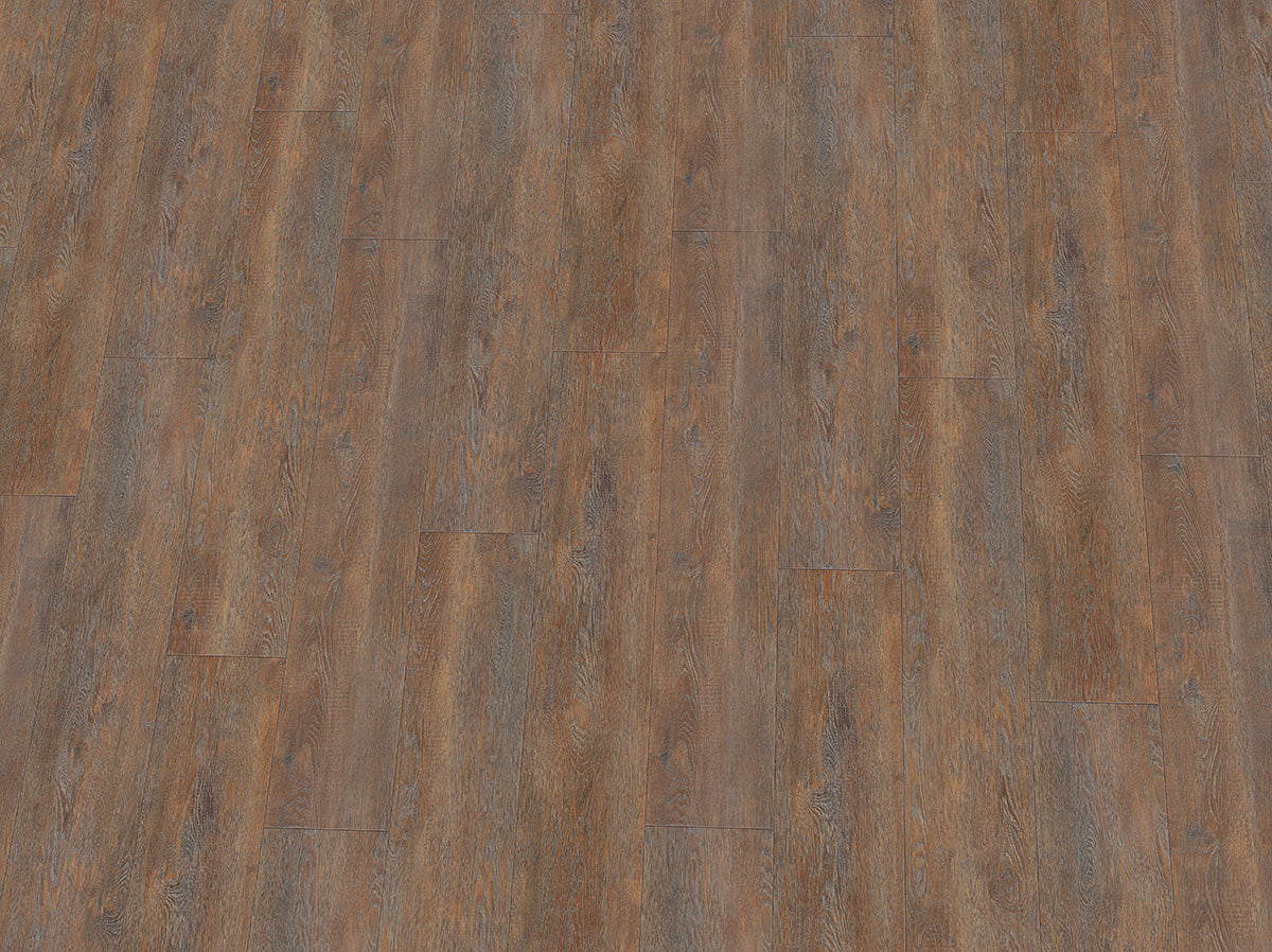 Vinylboden IPC Rubin XL Eiche Cognac, Klebevinyl, helle Holzdiele mit realistischem Eichenmuster, strapazierfähig und langlebig