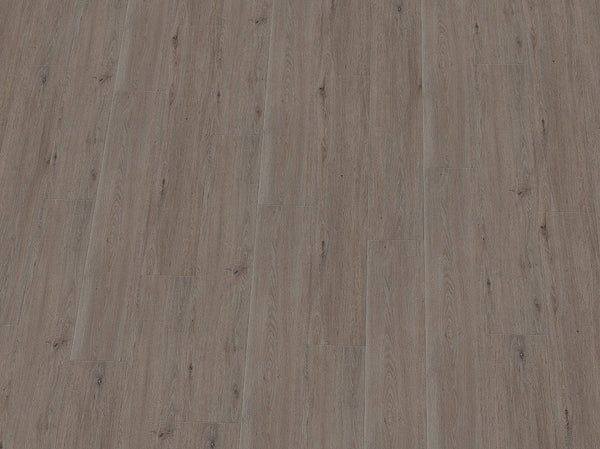 Vinylboden IPC Rubin XL Eiche Umbra, Klebevinyl mit dunkler Holzmaserung, detailreiche Oberfläche, langlebiges Bodenbelagsdesign