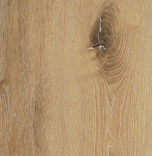 Klick-Vinylboden IPC Topas XXL Eiche Mandel mit Holzmaserung und natürlicher Holzoptik, robustes Vinyl für langlebigen Fußboden.