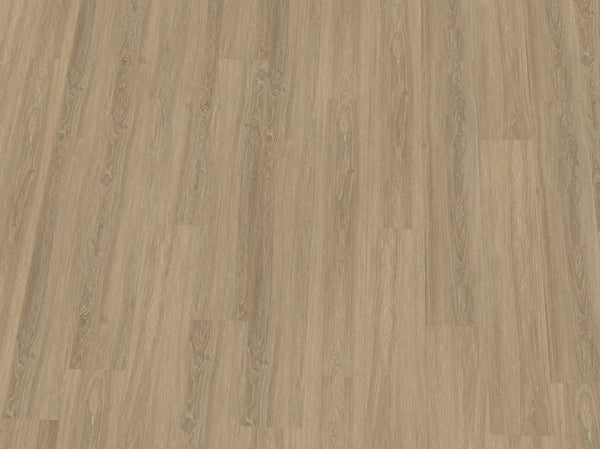 Vinylboden IPC Granat Eiche Malaga Klebevinyl, braune Eichenoptik mit hellen Maserungen, langlebiges Bodenbelagsdesign