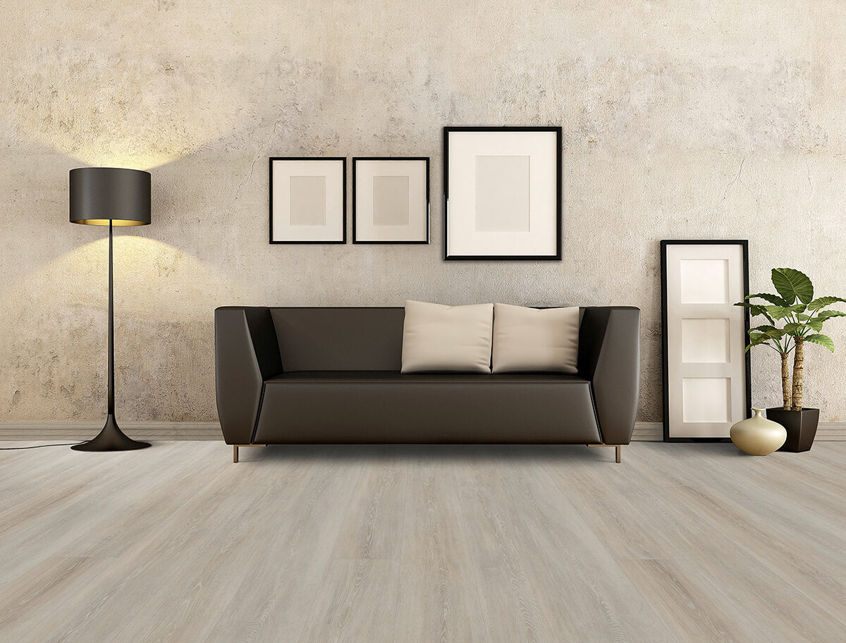 Vinylboden IPC Smaragd Eiche Kaschmir mit Maserung und Holzstruktur, Klebevinyl für langlebigen Bodenbelag