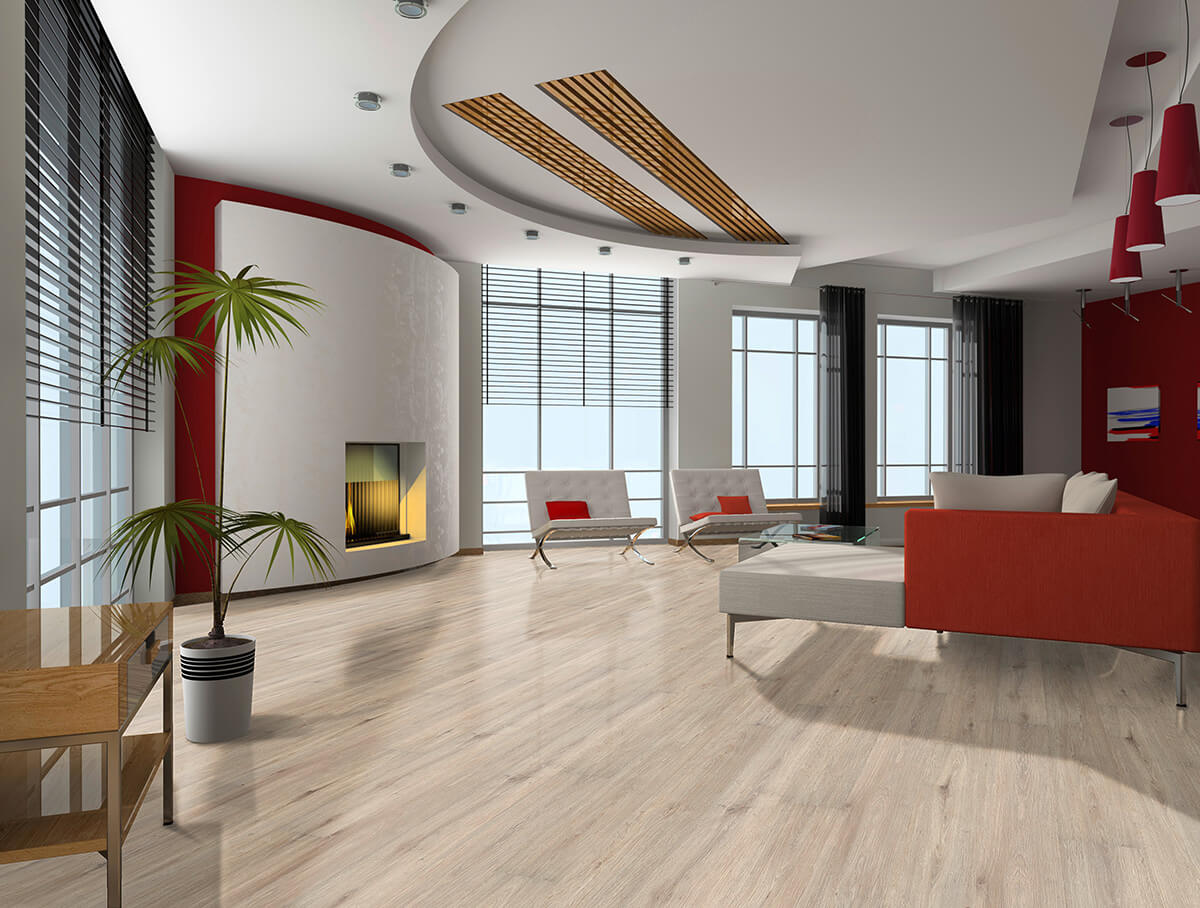 Vinylboden IPC Saphir Plus Eiche felsgrau, Klick-Vinyl, mit grauer Holzstruktur und 3D-Optik, für hochwertige Raumgestaltung.