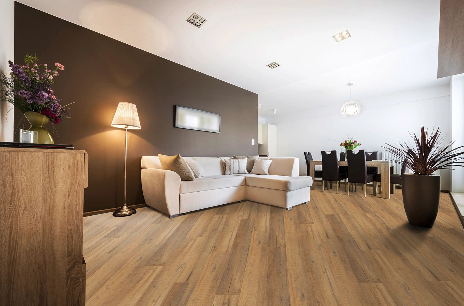 IPC Jade Design 707 Klick-Vinyl Boden mit Holzoptik, langlebige Vinylbodenfliese in natürlichem Design, für moderne Innenräume