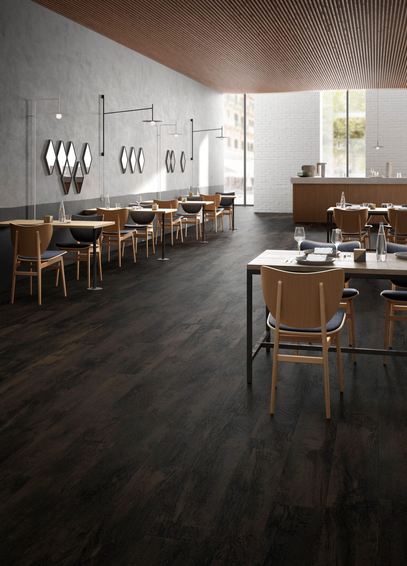 Moduleo LayRed 55 Country Oak Vinylboden mit Trittschalldämmung, Klick-Vinyl, natürlicher Holz-Look in Wohnraum