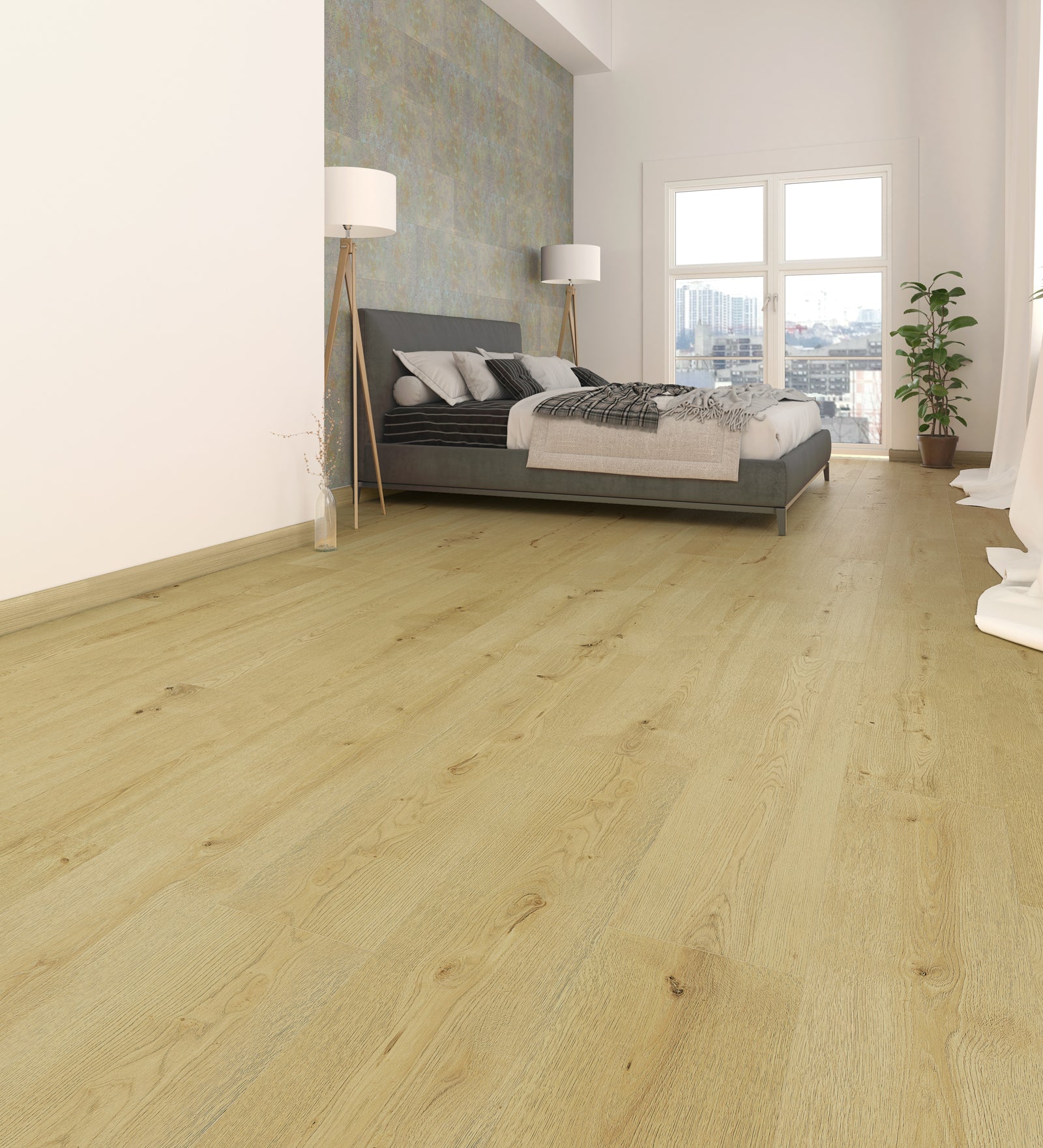 Ceramin Nuva Eternal Herbst-Eiche Braun Vinylboden, Klick-Design, 1290x246 mm, naturgetreue Holzoptik, langlebig und pflegeleicht