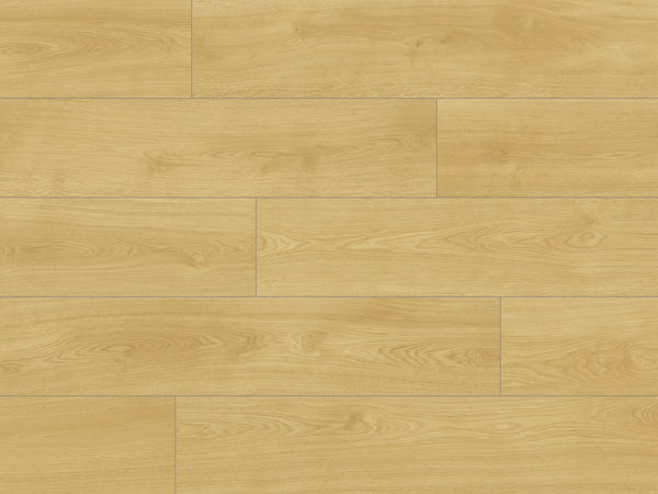 Ceramin Nuva Eternal Cotton Oak Brown Klick-Designboden, Vinylboden in warm Braun, geformt wie Eichenholz, 1290x246mm