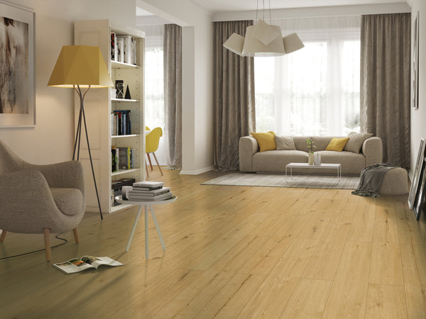 Vinylboden Ceramin Nuva Eternal Vibrant Eichenbraun 65212, Klick-Design, natürliche Holzoptik, langlebiges Klick-Designboden.