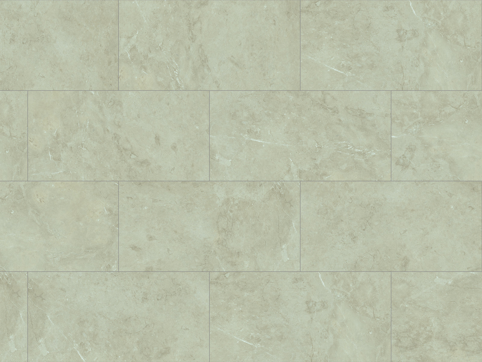 Vinylboden Ceramin Nuva Rock Carrara Grey mit grau marmoriertem Design, Klick-Designboden, 776x387 mm, realistische Steinoptik