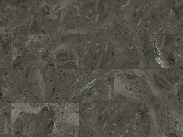 Ceramin Nuva Rock Moon Stone Vinylboden in Dunkelgrau, Klick-Designboden, 776x387mm, strapazierfähig und modern.