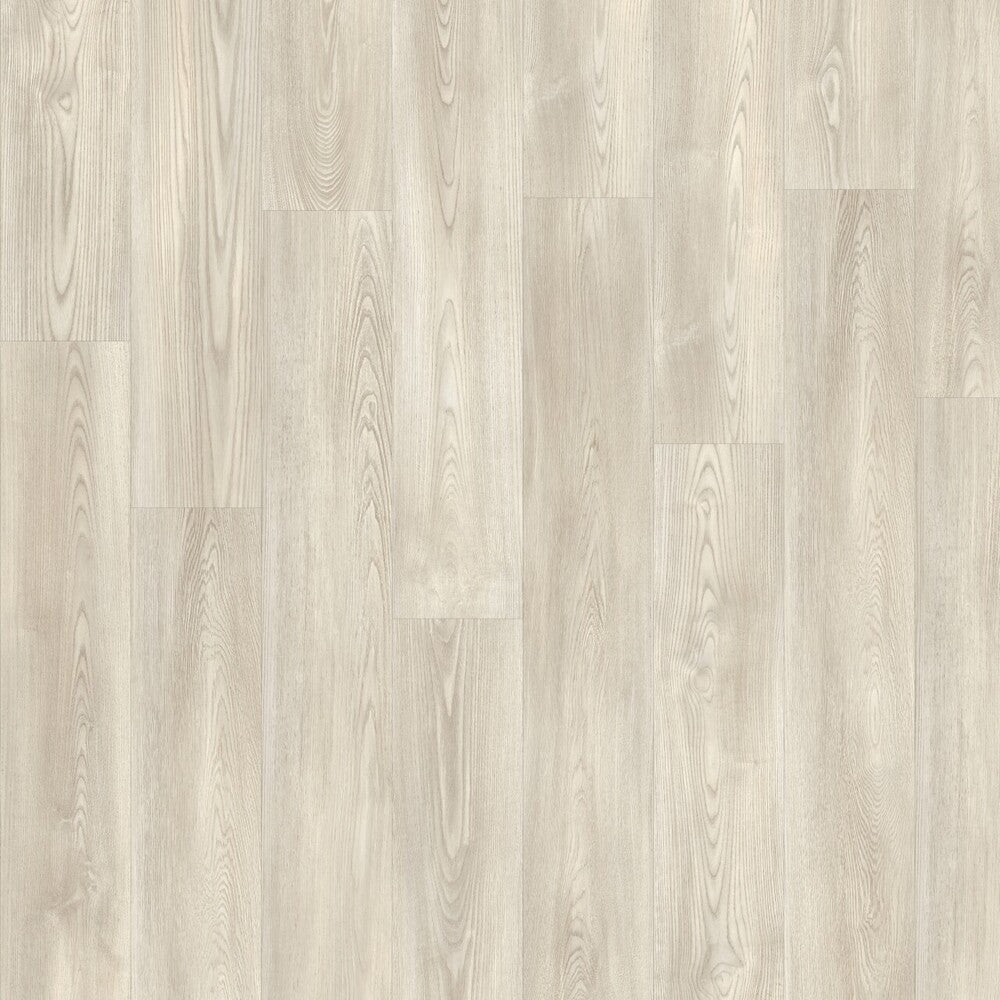 Moduleo Roots 55 Mexican Ash Vinylboden, Klebevinyl, mit Holzmaserung und hellgrauen Tönen, hoher Designqualität