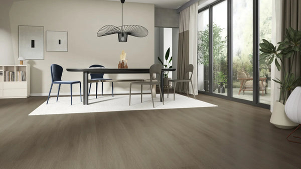 Vinylboden Liberty Urban 40 Houston mit Klebe-Verlegung, detailreiche Holzoptik in warmen Brauntönen, langlebige Vinylbodenfliese