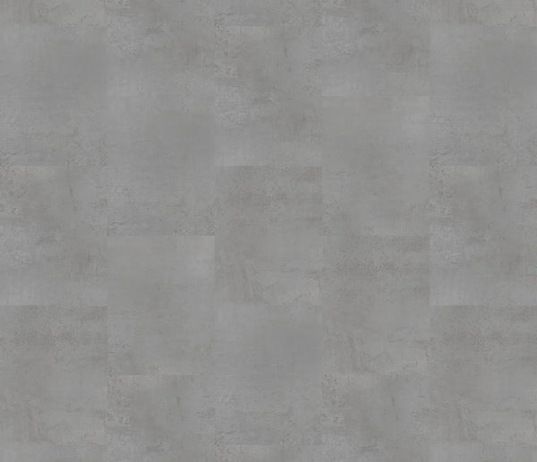 COREtec Vinylboden The Essentials Tile Polished Concrete 95 mit glänzender Oberfläche, realistische Beton-Optik, langlebige LVT-Beschichtung