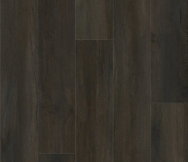 Vinylboden COREtec Naturals 1800++ PB Raven in dunklem Holzdesign, strapazierfähig und realistische Holzoptik, langlebiges Bodenbelag.