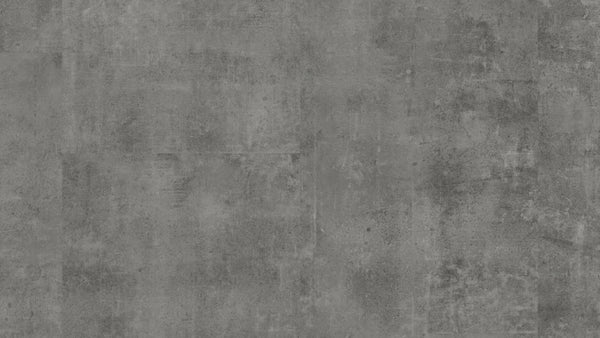 Tarkett iD Click Ultimate 55 Naturals Patina Concrete Dark Grey, Flächenansicht des Dekors im Breitformat