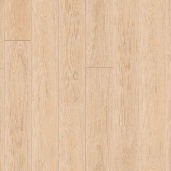 Tarkett iD Inspiration 55 Authentics Pearl Oak Dune Vinylboden aus Klebevinyl mit Holzoptik in hellbraun und beige.