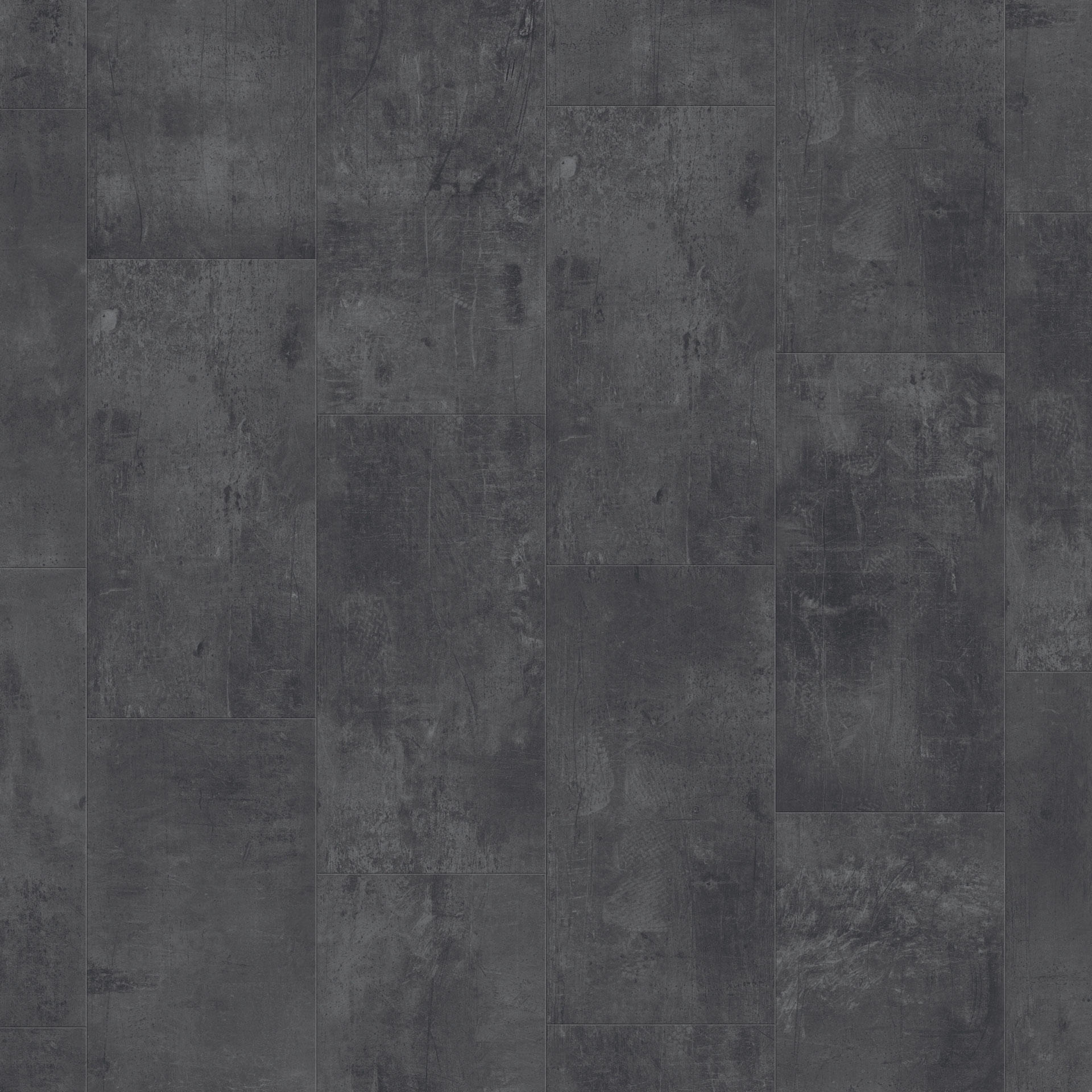 Tarkett iD Inspiration 30 Classics Vintage Zinc Black Vinylboden, klebevinyl mit vintage Design und schwarzer Zink-Optik.