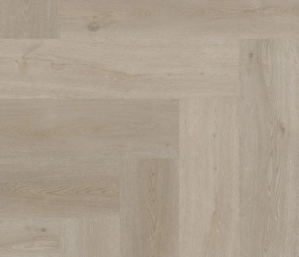 Vinylboden im Fischgrätmuster aus COREtec Naturals Texas Oak H71, lebendige Eichenoptik, langlebiges Vinyl, elegantes Design
