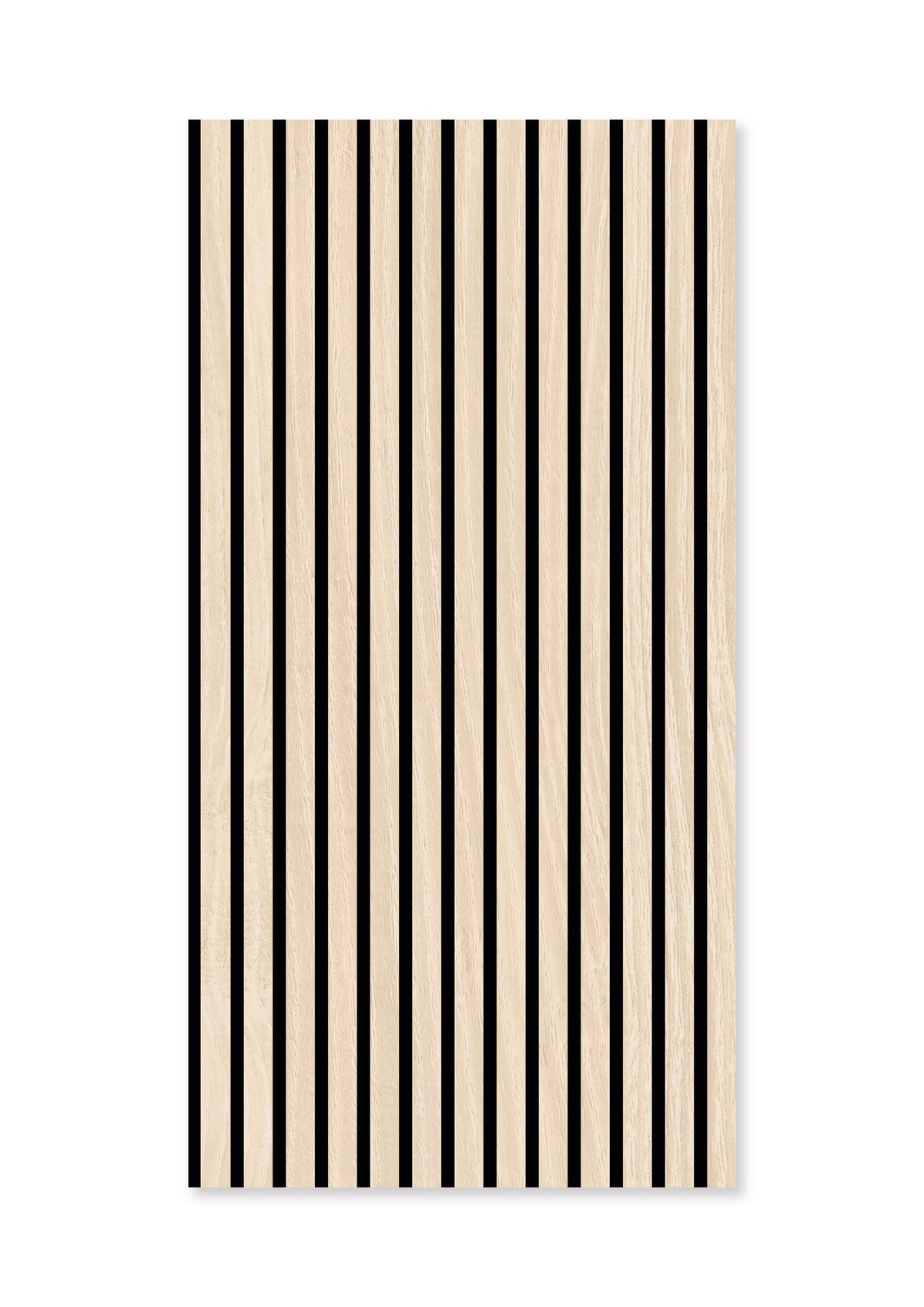 Jangal Wandpaneel Letea Eichenfurnier, modular, 52 x 104 cm, dekoratives Wanddesign aus Holzfurnier.