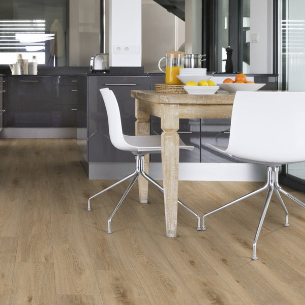 Gerflor Creation 30 Aquinoah Nature Vinylboden, Klebevinyl mit Holzdekor in natürlichem Braunton, detailreiche Oberflächenstruktur
