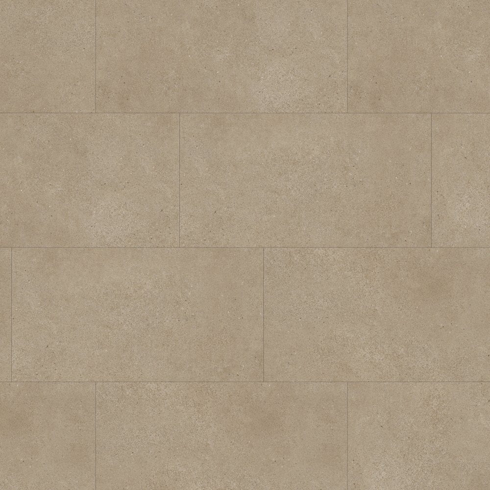 Gerflor Creation 30 Backyard Taupe Vinylboden, Klebevinyl mit hellbraunen und grauen Mustern, strapazierfähig und langlebig