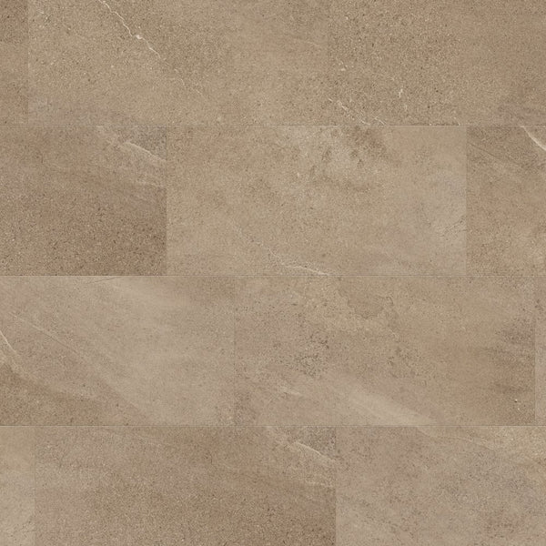 Gerflor Creation 30 Curton Stone Taupe 1604 Vinylboden, Klebevinyl mit grauem Steinmuster, langlebige Bodenbelagsoption