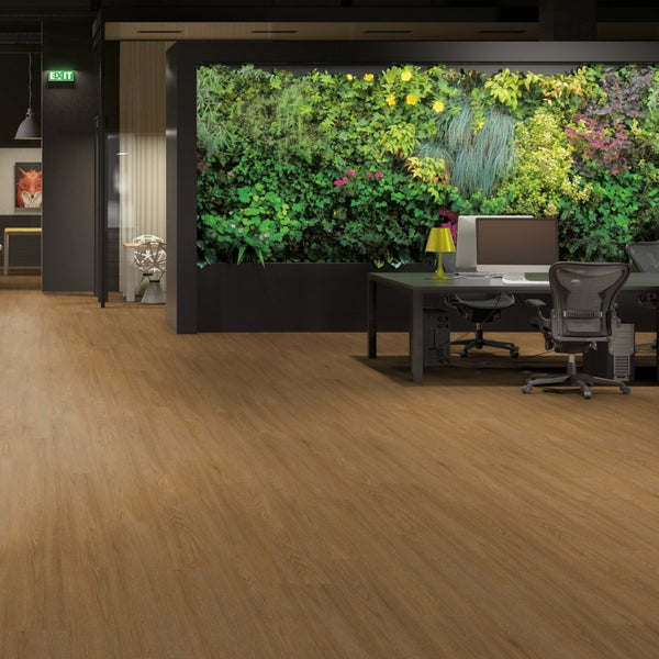 Vinylboden Gerflor Creation 30 Tamo Light Brown, hellbraun, strapazierfähig, Klebevinyl für wohnliche Räume, Nahaufnahme