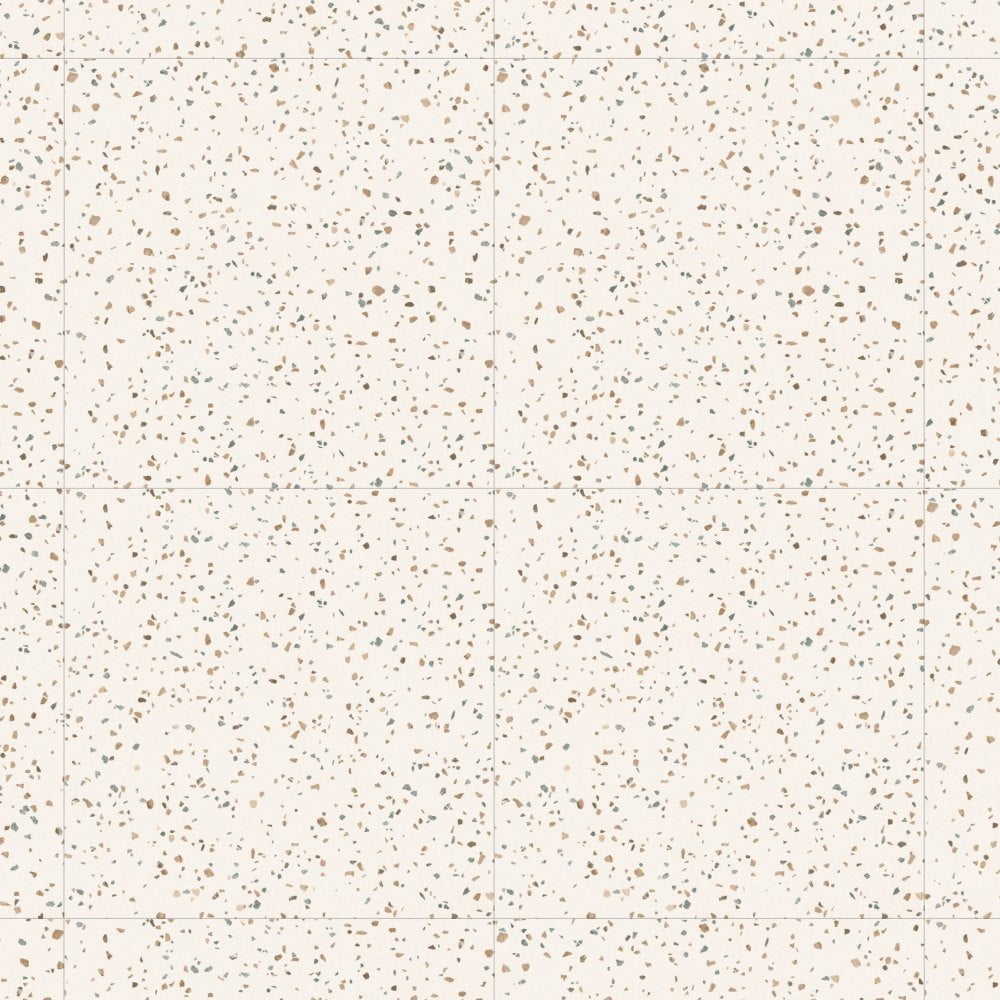 Gerflor Creation 55 Solid Clic Confetti Cobalt Vinylboden mit blauen und grauen Mustern, Klick-Vinyl für langlebigen Bodenbelag
