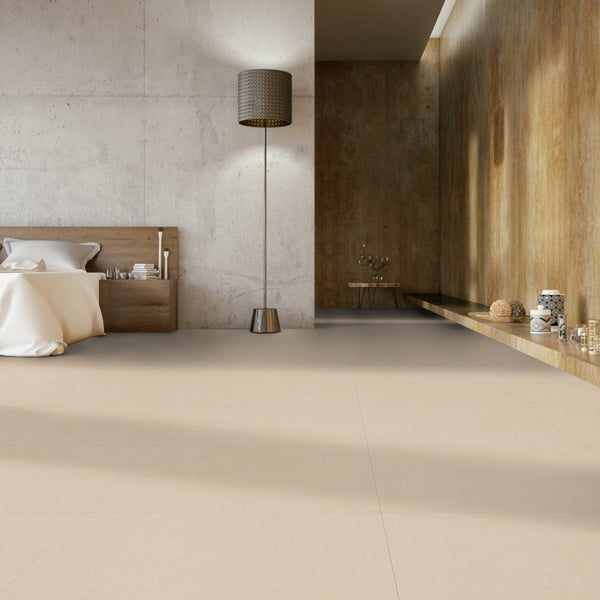 Gerflor Creation 55 Urban Street Cream 1565 Vinylboden, klebevinyl mit urbanem Design, helles Cremefarben, strapazierfähig