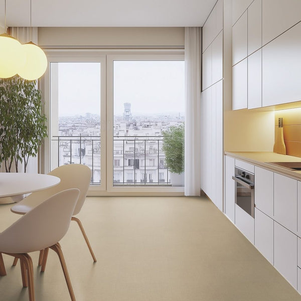 Gerflor Creation 55 Zen Finesse Brown 1063 Vinylboden aus Klebevinyl mit braunem Design, gezeigte Nahaufnahme des Bodenbelags