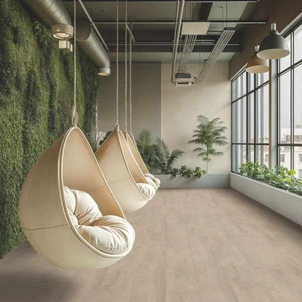 Gerflor Creation 55 Zen Twist 1417 Vinylboden, Klebevinyl mit modernem Design, auf Boden liegend, detailreiche Textur sichtbar