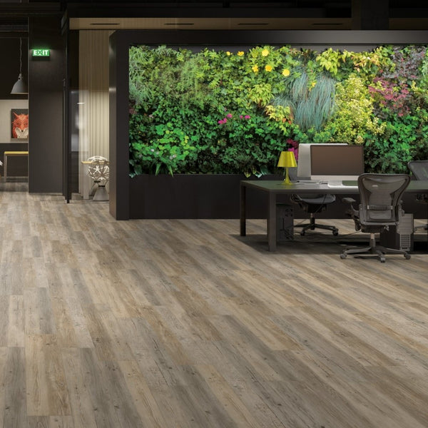 Gerflor Creation 40 Long Board 0455 Vinylboden, Klebevinyl, braune Holzoptik, langlebiger Bodenbelag, Oberfläche mit Holzmaserung