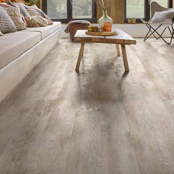 Modulor Roots 40 Country Oak Vinylboden, Klebevinyl, Holzoptik, braune Eichenmaserung, langlebiges Bodenbelag, hochwertiges Vinyl