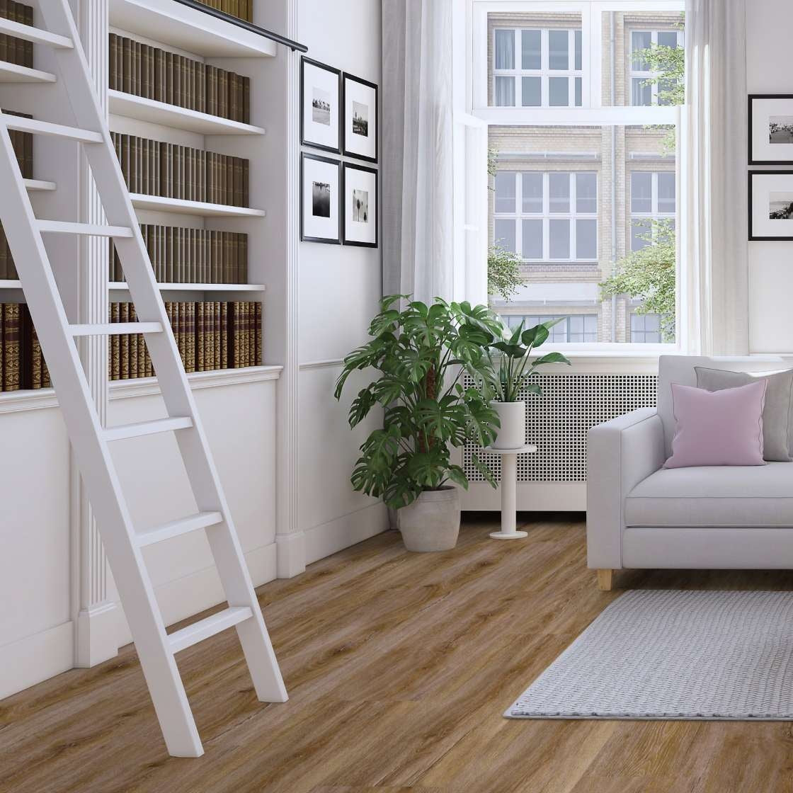 Vinylboden Project Floors floors@home PW 3918 in Eiche-Design, Klebevinyl, breite, langlebige Bodenbelag.