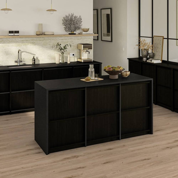 Tarkett iD Essence Rigid 55 Klick-Vinylboden in hellem Grau Eiche, langlebiger Vinylboden für Wohnräume.
