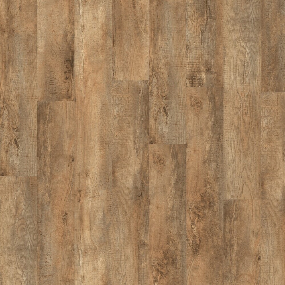 Moduléo Roots 55 Country Oak Vinylboden, Klebevinyl mit Holzmaserung, braune Eichenoptik, hochwertige Design-Variation