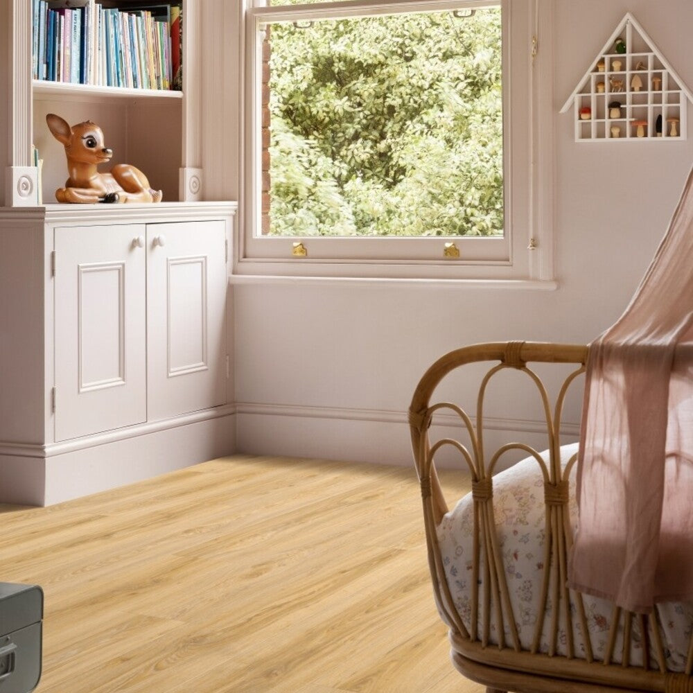 Moduléo Roots 55 Blackjack Oak Vinylboden, Klebevinyl, mit naturgetreiner Eichenoptik und langlebiger Oberfläche.