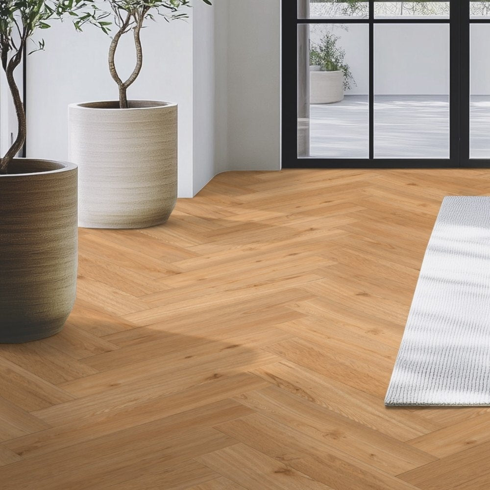 Gerflor Creation 55 Solid Clic Ballerina Vinylboden, klickbarer Vinylboden mit hellem, natürlichem Holzdesign, robust und langlebig.