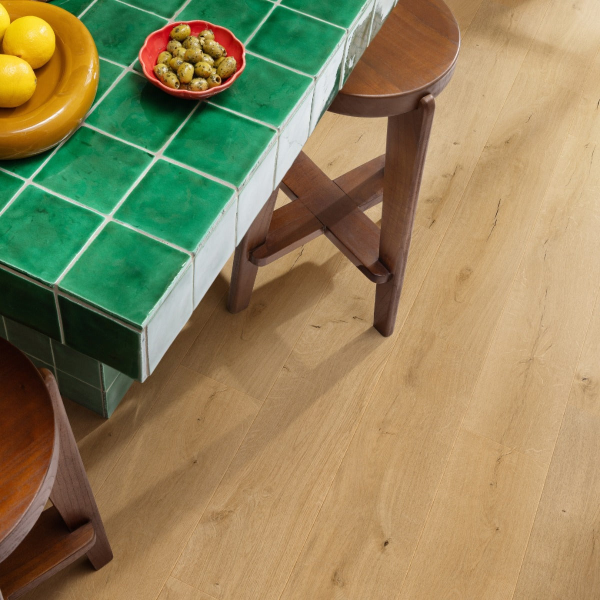 Moduleo LayRed 55 Lakeland Eichen-Vinylboden mit Trittschalldämmung, klickbar, naturgetreue Holzoptik, für Wohnräume.