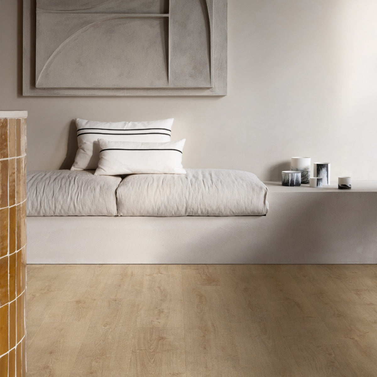 Moduleo LayRed 55 Lockwood Eichenholz Vinylboden mit Trittschalldämmung, Klick-Vinyl, detailreiche Holzmaserung