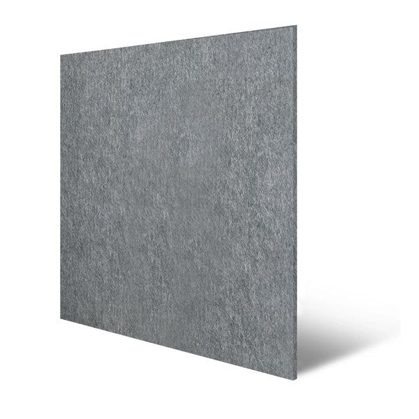 Graues Jangal Wandpaneel aus PET-Filz, modular, 52 x 52 cm, dekoratives Wandpaneel für moderne Raumgestaltung