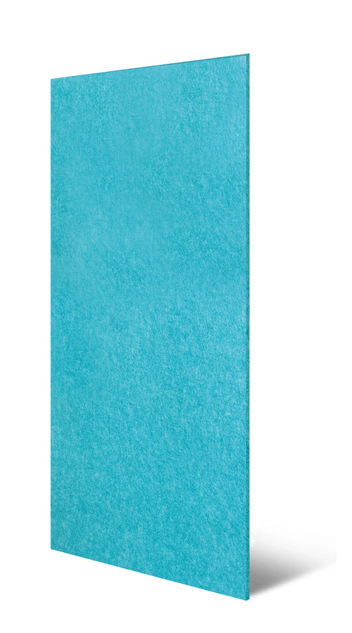 Jangal Wandpaneel aus PET-Filz in Teal Blau, modular, 52 x 104 cm, dekoratives Wandpaneel für modernes Interieur