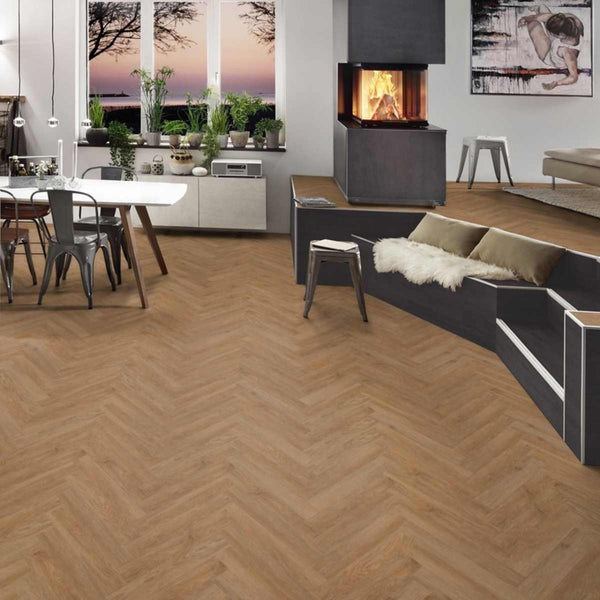 Vinylboden Project Floors floors@home PW 3066 Fischgrät mit Klebevinyl, Fischgrät-Optik, langlebiger Vinylboden in Holzoptik